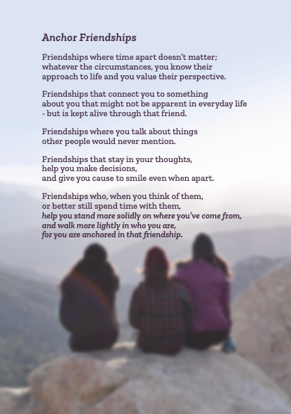 Card to celebrate friendship