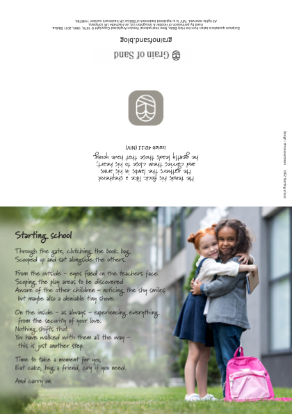 Starting School Card