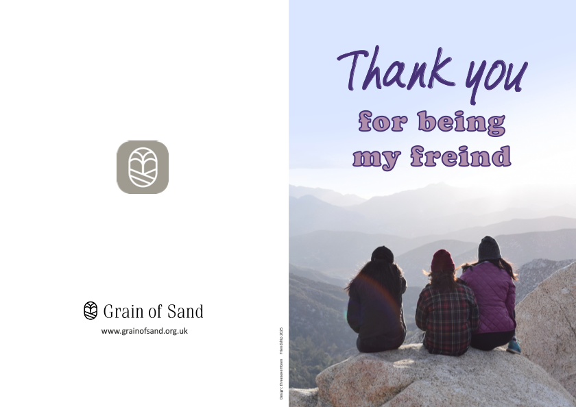 Card to celebrate friendship
