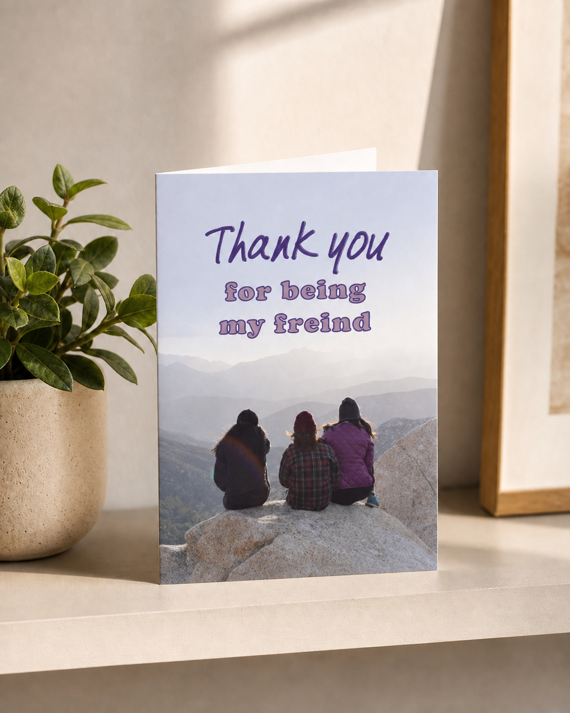 Card to celebrate friendship